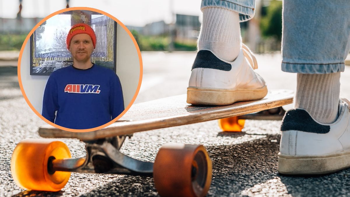 Jacek Harasimiuk zamierza przejechać Polskę na deskorolce.