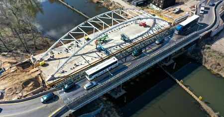 Dwa nowe mosty w Ujściu – prace idą pełną parą!
