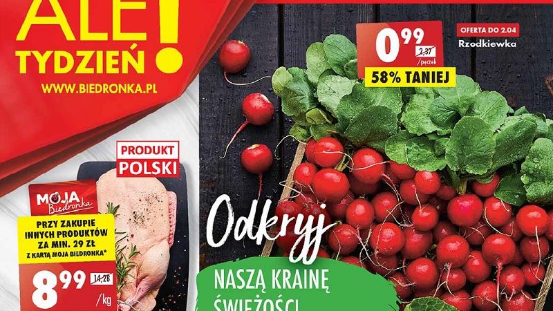Biedronka gazetka od czwartku 31.03