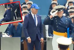 Biden przewrócił się podczas ceremonii w Akademii Sił Powietrznych