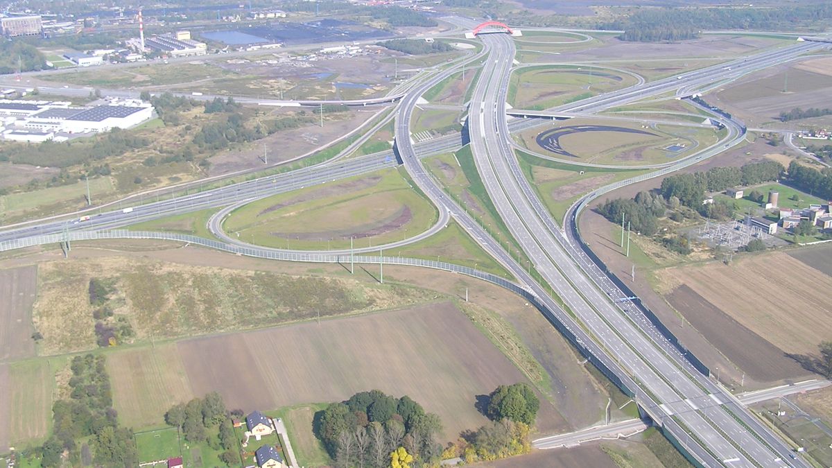 Węzeł Sośnica A4 (fot. Mikołaj Welon)