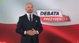 Debata prezydencka. Rafał Brzoska zadał pytanie o wiek emerytalny i deregulację