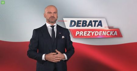 Debata prezydencka. Rafał Brzoska zadał pytanie o wiek emerytalny i deregulację