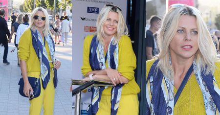 Kanarkowa Maria Sadowska wygina się na Festiwalu Filmowym w Gdyni