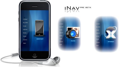 iNav - ciekawa koncepcja interfejsu dla iPhone'a 1
