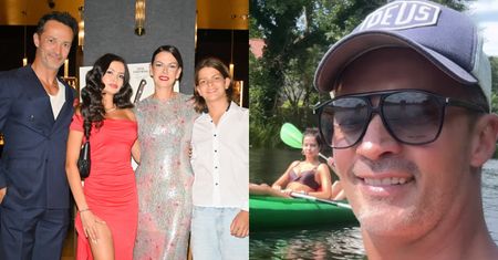 Rafał Cieszyński pozdrawia z rodzinnego wypadu na kajaki. 14-letnia córka aktora to kopia mamy?