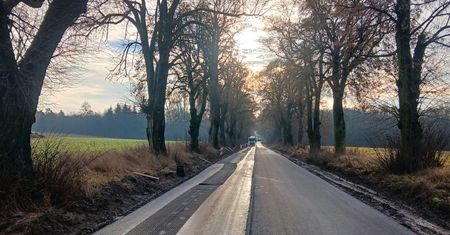 Modernizacja drogi Liszkowo - Glesno w toku. Kierowców czekają utrudnienia