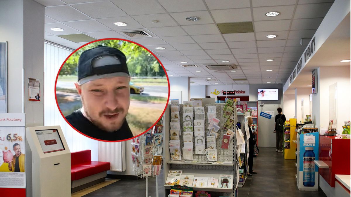 Wiaczesław Zarucki mówi o wizycie na poczcie.