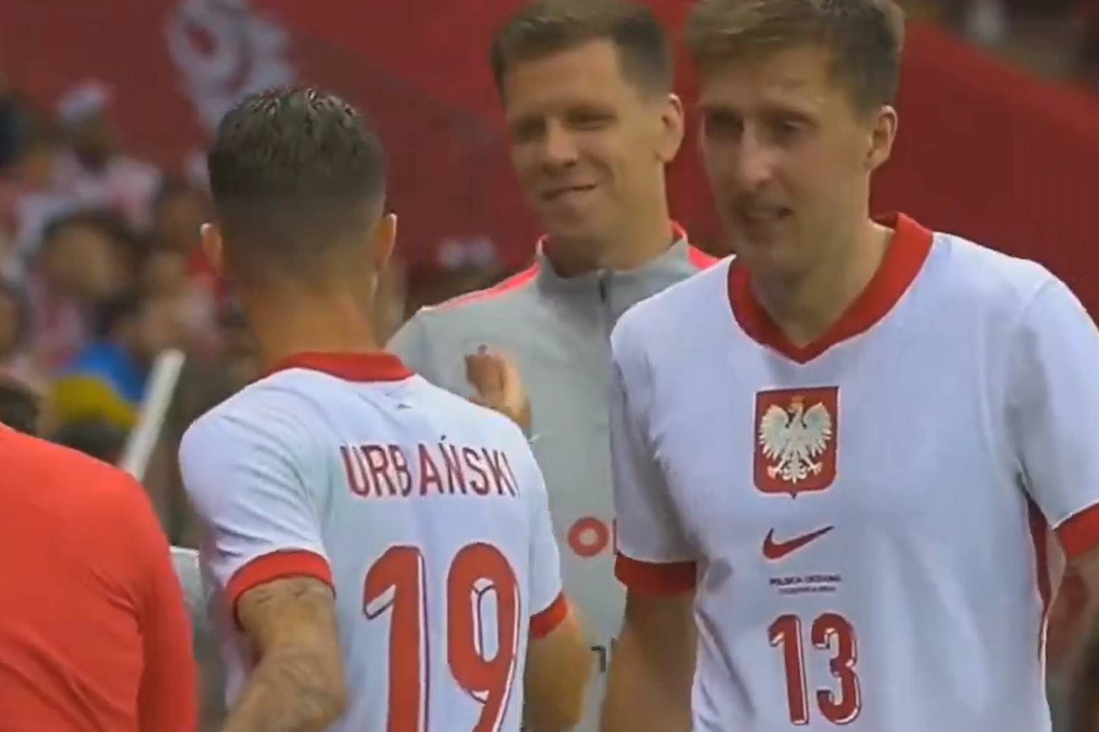 Świetny debiut Urbańskiego. Szczęsny bez słów wyraził swoją aprobatę