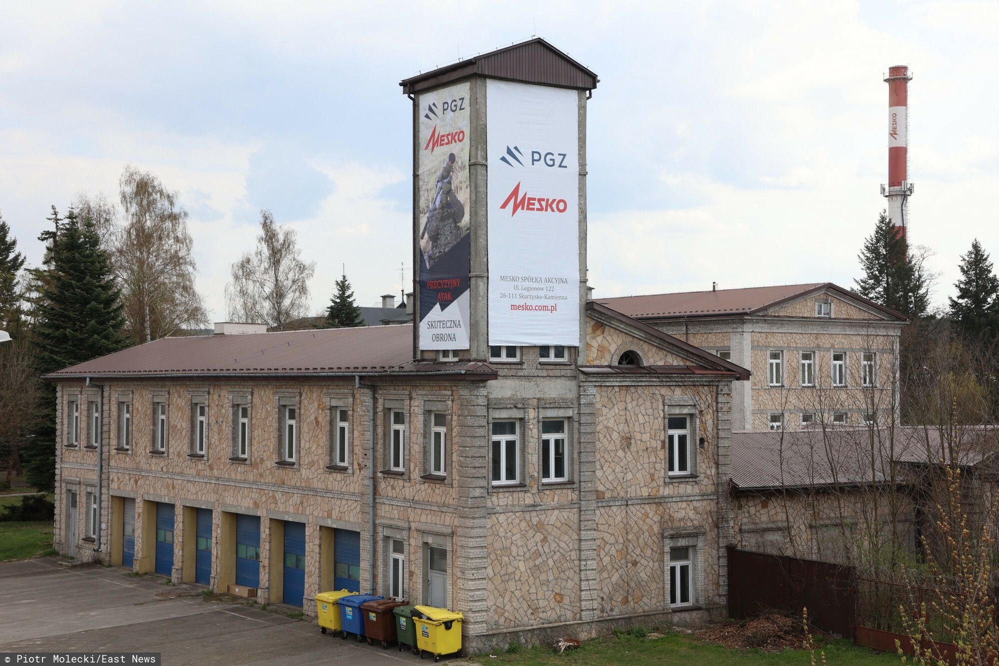 Siedziba nalezacej do Polskiej Grupy Zbrojeniowej spolki Mesko S.A.
