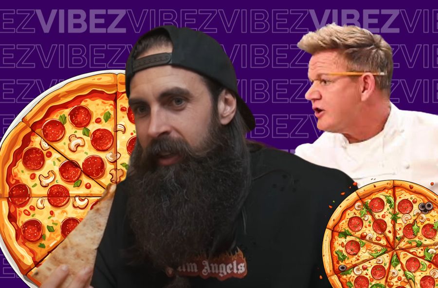 BeardMeatsFood pobił rekord w jedzeniu pizzy.