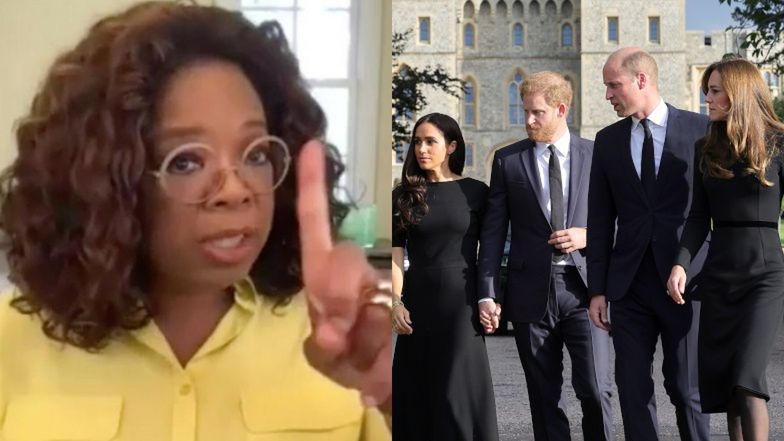 Oprah Winfrey komentuje sytuację w rodzinie królewskiej