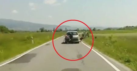Są konsekwencje dla kierowcy renault. Nagranie z gór obiegło Polskę
