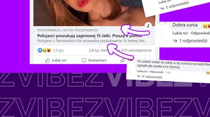 Dorośli komentują zdjęcie zaginionej 15-latki. "Widać, że szuka przygód"