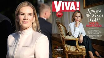 Marta Nawrocka pozuje na okładce "Vivy!" i wspomina 18 lat pracy w służbie celno-skarbowej: "Decyzja o odejściu nie była łatwa"