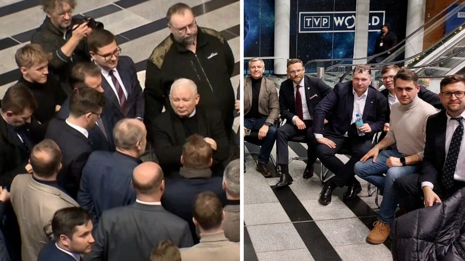 Posłowie PiS na "dyżurze" w TVP