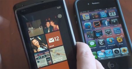 iPhone 4 z iOS4 czy Windows Phone 7 - porównanie [wideo]