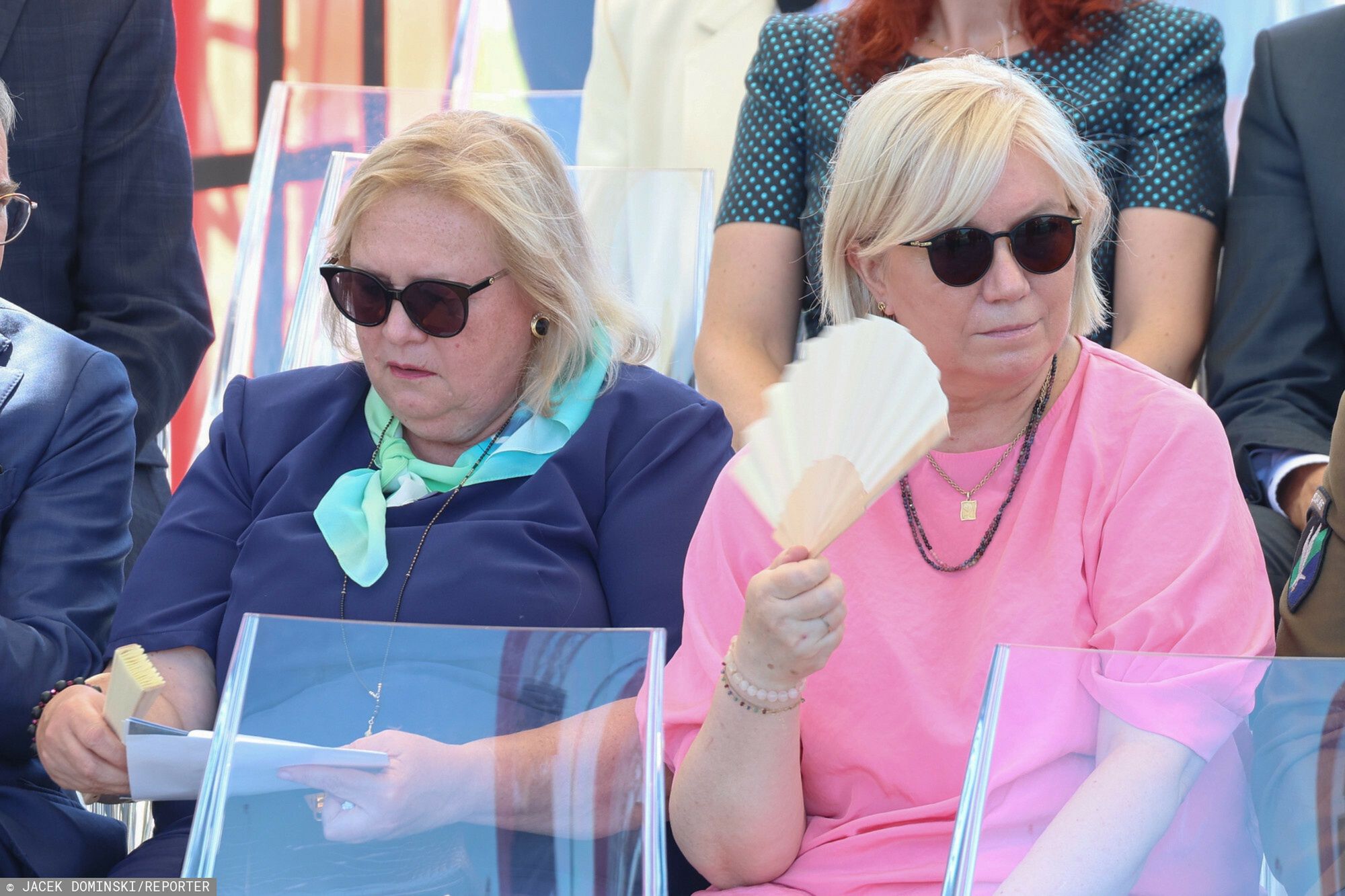 Pierwsza prezes Sądu Najwyższego Małgorzata Manowska i prezes Trybunału Konstytucyjnego Julia Przyłębska 