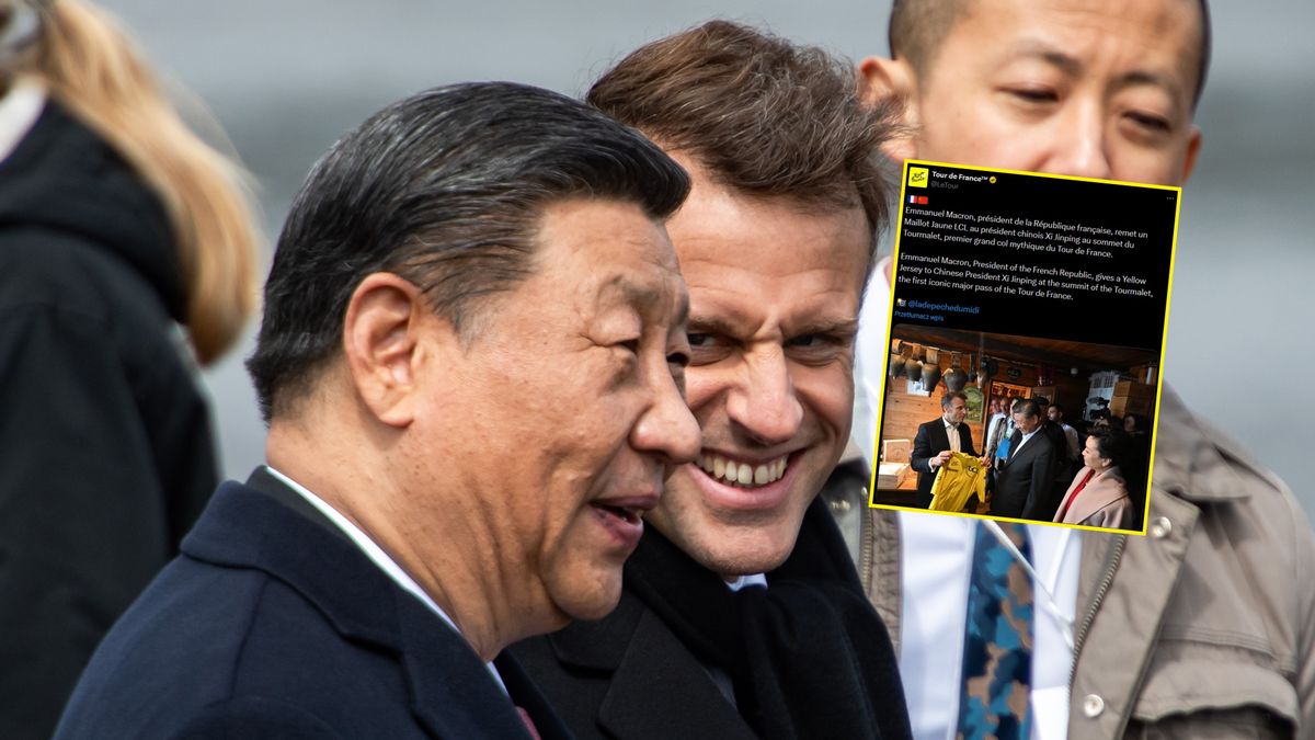 Xi Jinping i Emmanuel Macron