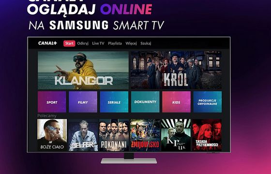 Canal+ online na telewizorach Samsung Smart TV