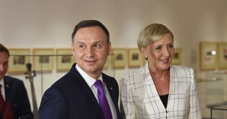 Andrzej Duda z żoną Agatą otwierają wystawę w Muzeum Narodowym (ZDJĘCIA)