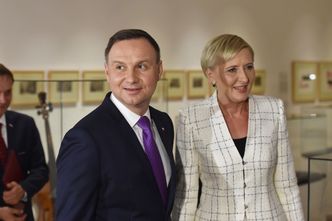 Andrzej Duda z żoną Agatą otwierają wystawę w Muzeum Narodowym (ZDJĘCIA)