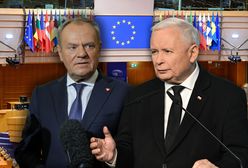 "Tak, jak mówiłem". Kaczyński zaczął od tych samych słów co Tusk