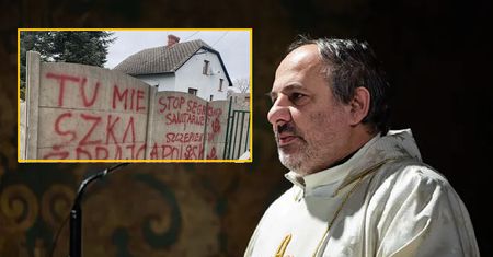To okropne, co zrobili z domem posłanki. Ksiądz wstrząśnięty
