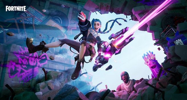 League of Legends i Fortnite rozpoczynają współpracę, Jinx w ofercie gry