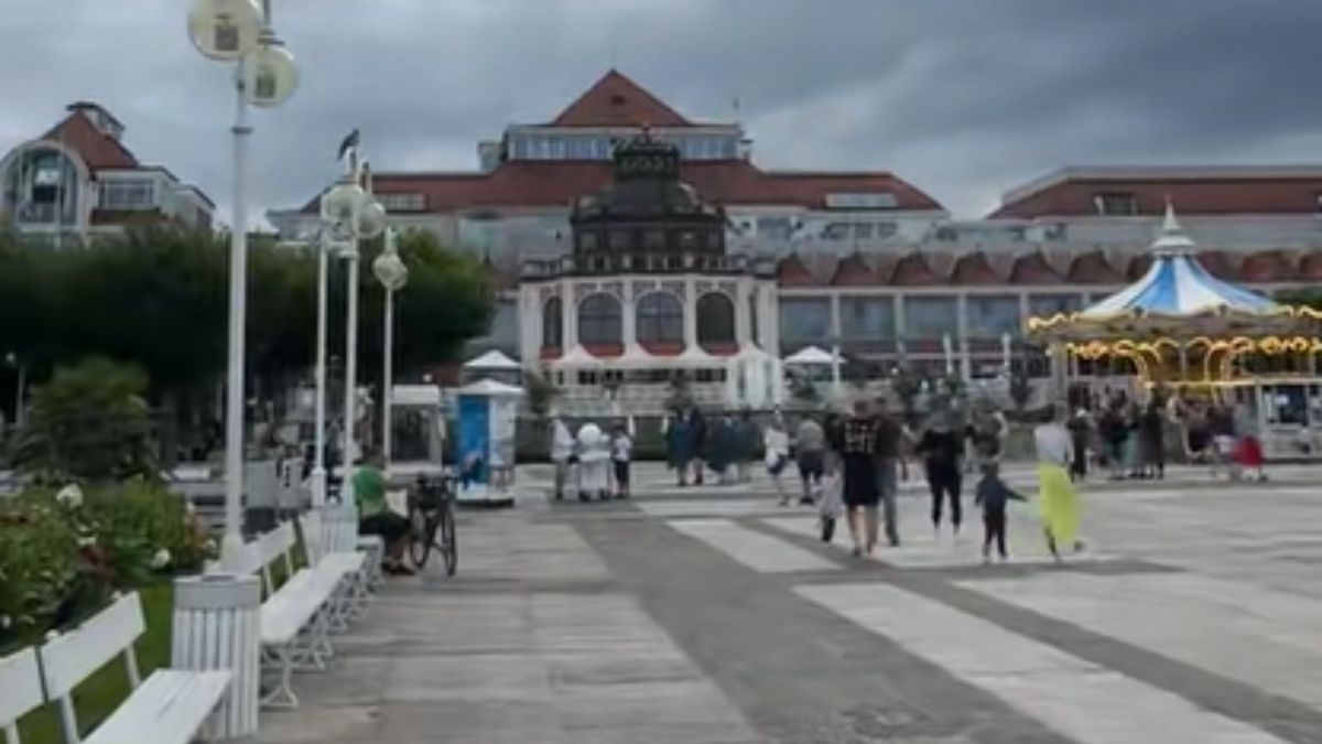 Do sieci trafiło nagranie z Sopotu.