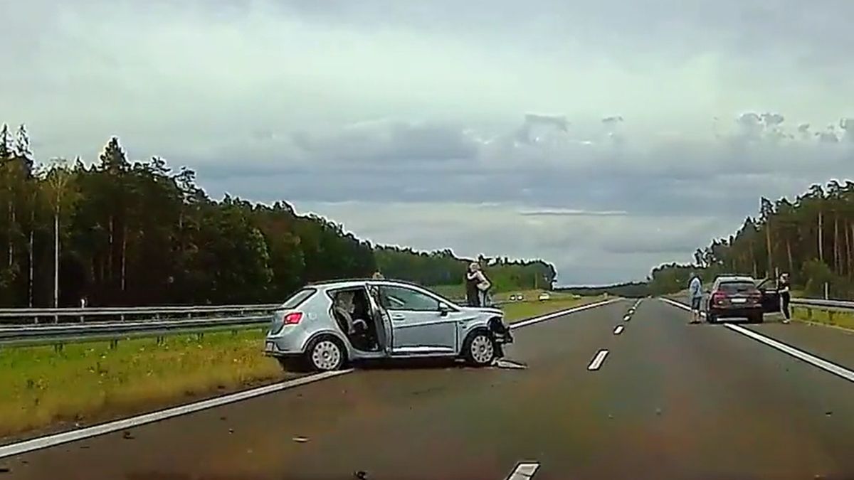 W skutek kolizji cudem nikt nie ucierpiał