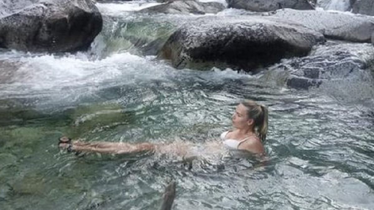 Słowacka posłanka wykąpała się w górskim potoku 