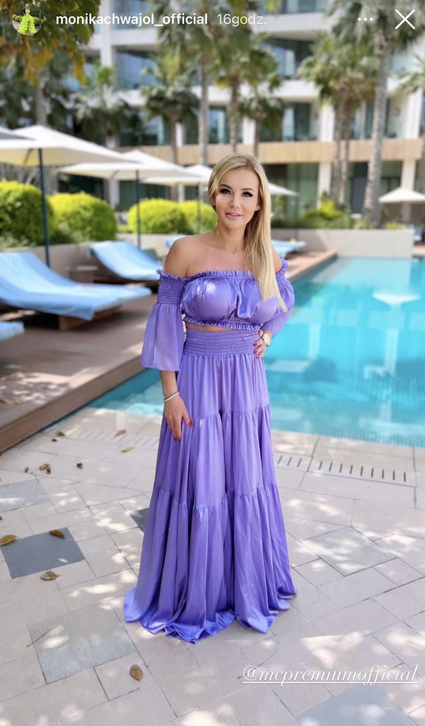 Monika Chwajoł na wakacjach w Dubaju