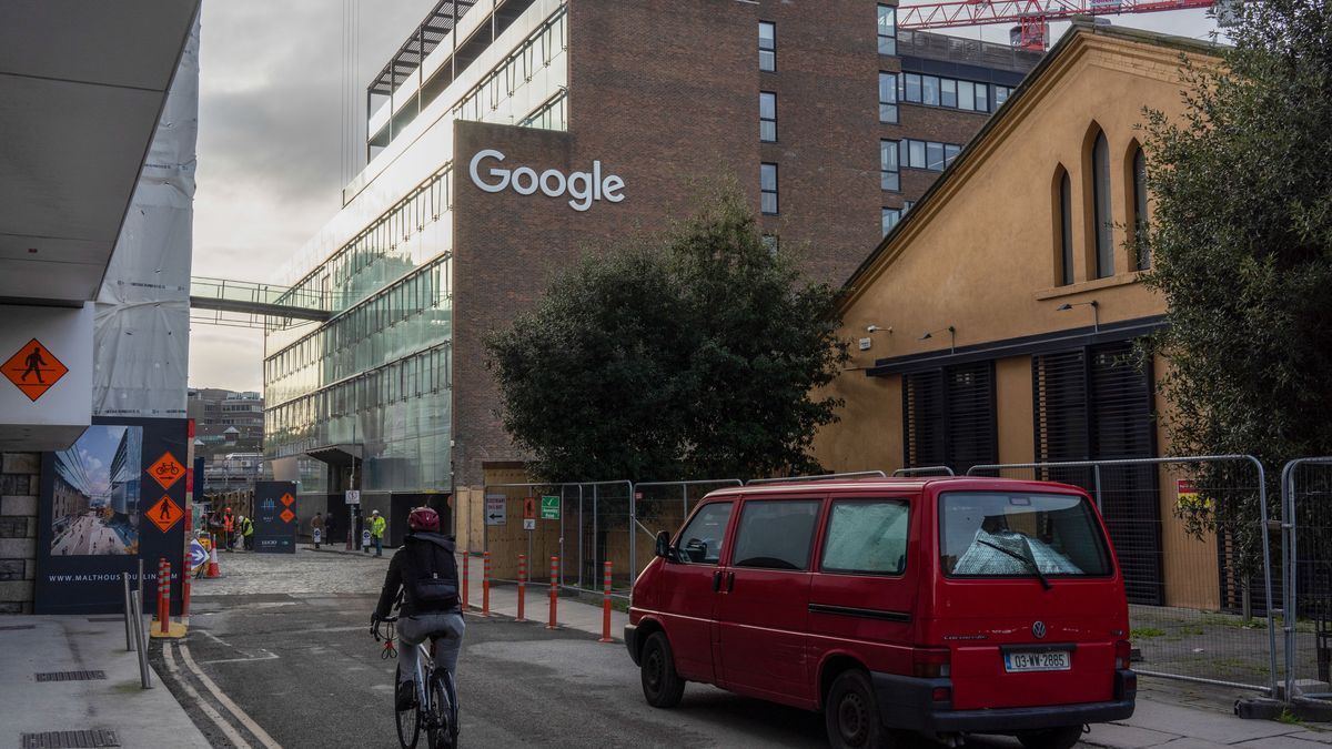 A Google office building in the 'Silicon Docks' area in central Dublin, Ireland, on Tuesday, Nov. 29, 2022. Dublin, the Irish capital where Twitter Inc. has an office that had about 500 employees, is in the midst of a housing crisis driven by chronic undersupply of new homes and a mass exodus of private landlords. Photographer: Paulo Nunes dos Santos/Bloomberg via Getty Images