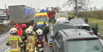 Ostaszewo: Karambol na DK91. Cztery osoby trafiły do szpitala