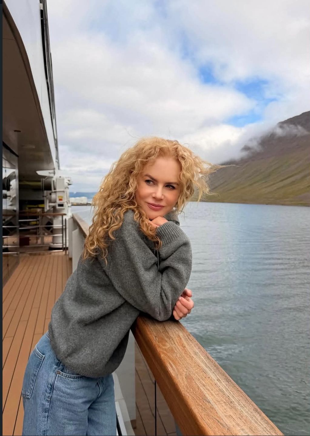 Nicole Kidman w "naturalnym" wydaniu na Islandii