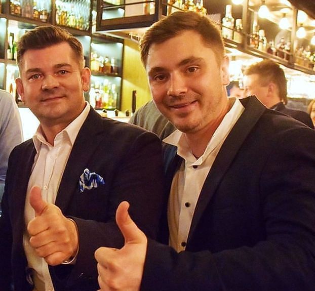 Daniel Martyniuk z ojcem