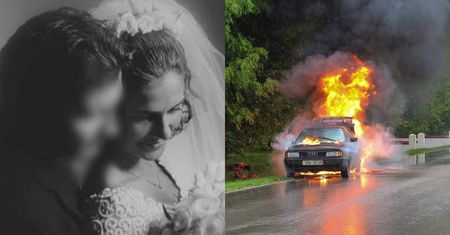 Podpalił auto z żoną w środku i pozorował wypadek dla polisy - wstrząsająca sprawa Elizy i Gabriela
