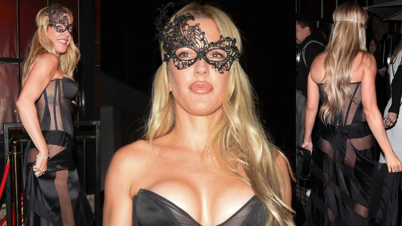 Ellie Goulding w odważnej kreacji na jubileuszu hotelu.