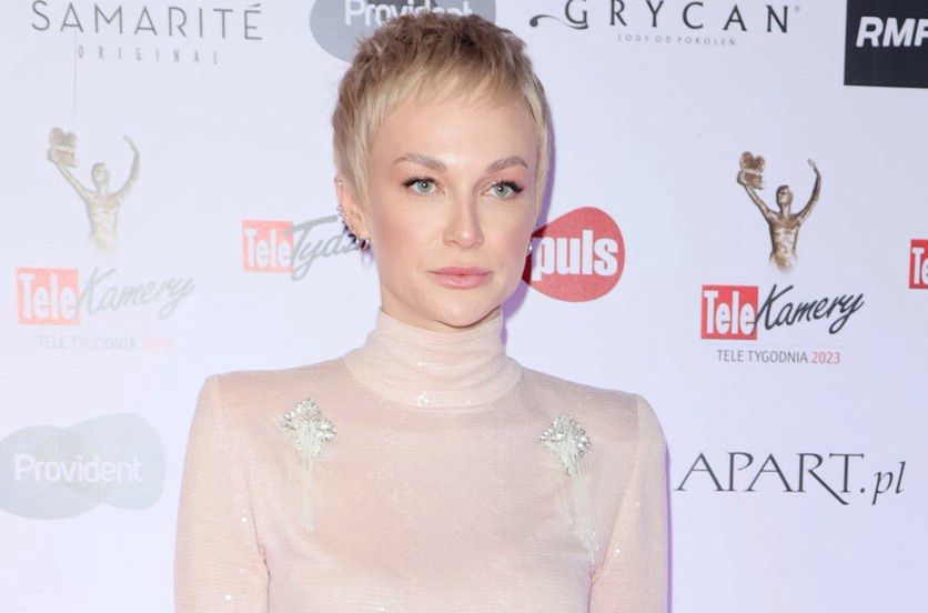 Aleksandra Adamska w pixie cut w wersji blond 
