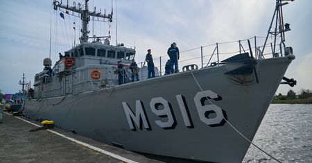 "Tarcza przeciwminowa" w Polsce. Okręty NATO zacumowały w Szczecinie