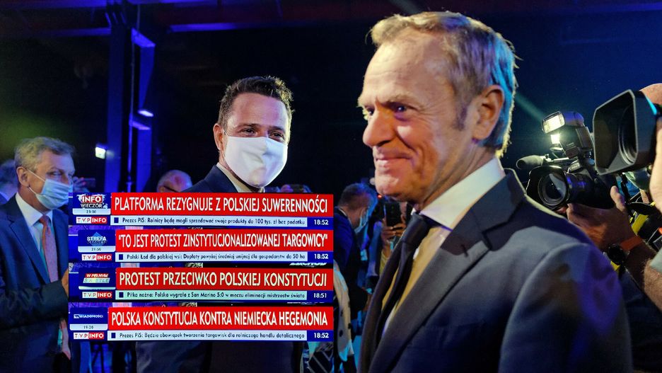 Donald Tusk i Rafał Trzaskowski