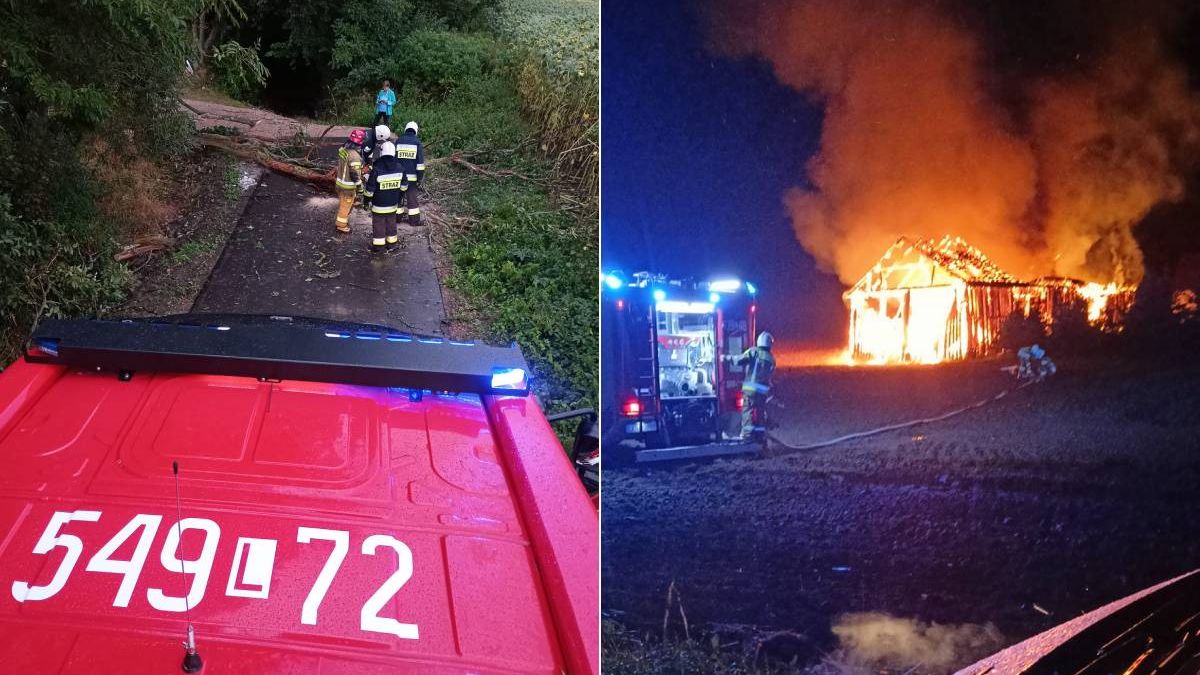 Skutki burzy 29-30 sierpnia w województwie lubelskim