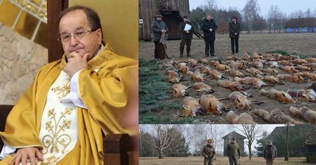 Tadeusz Rydzyk broni myśliwych i atakuje wegetarian: "Nie służą Polsce! Chcą aby Polacy w kozy się zamienili"