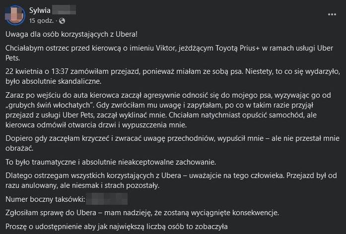 Post Pani Sylwii