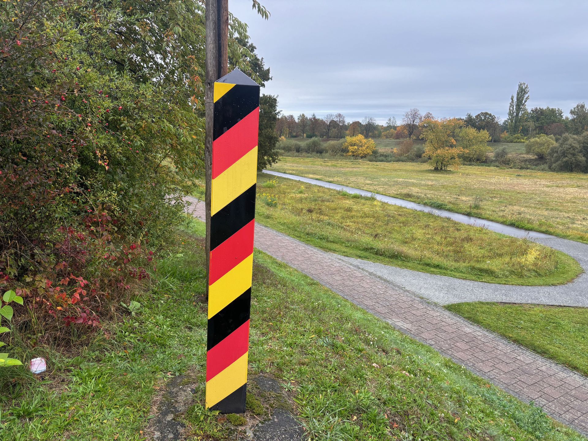 Granica polsko-niemiecka w rejonie Forst