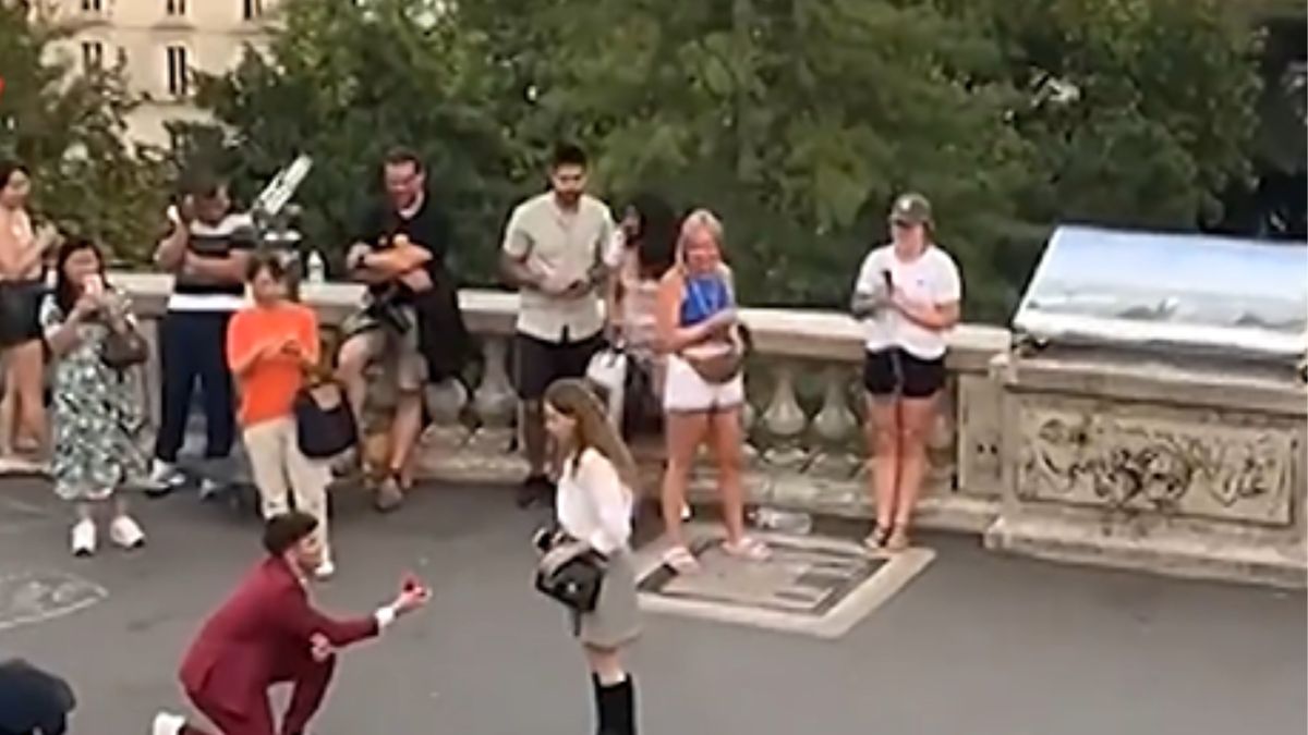 Nagrali fatalne zaręczyny. Narzeczony nie krył rozczarowania