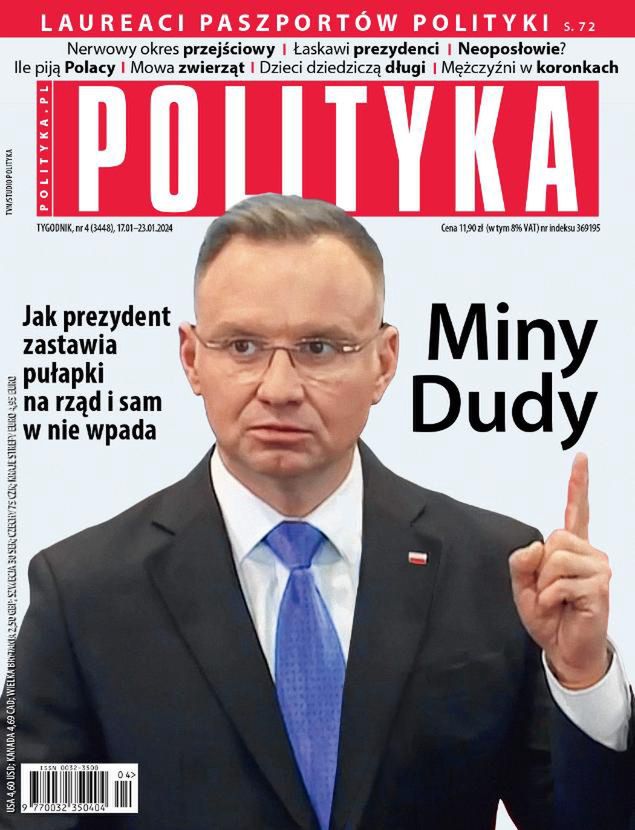 Okładka tygodnika "Polityka"