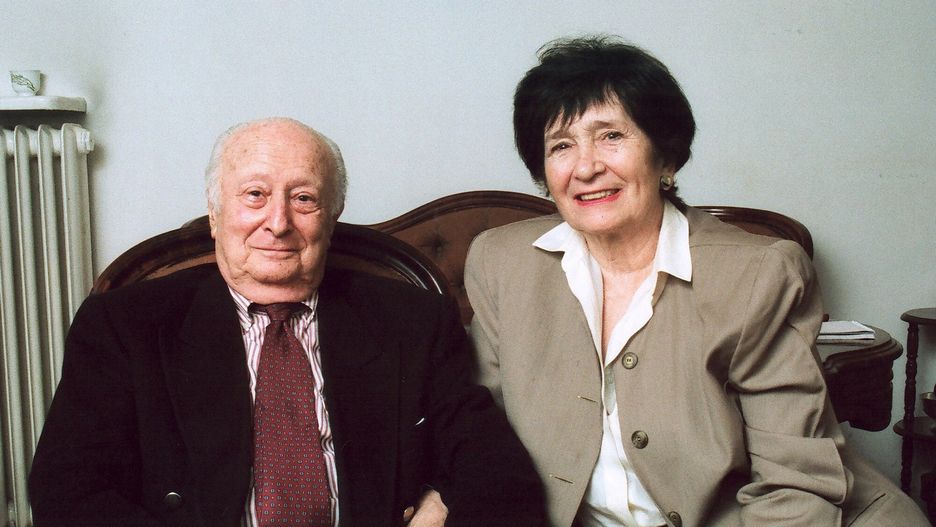 Władysław Szpilman z żoną Haliną
