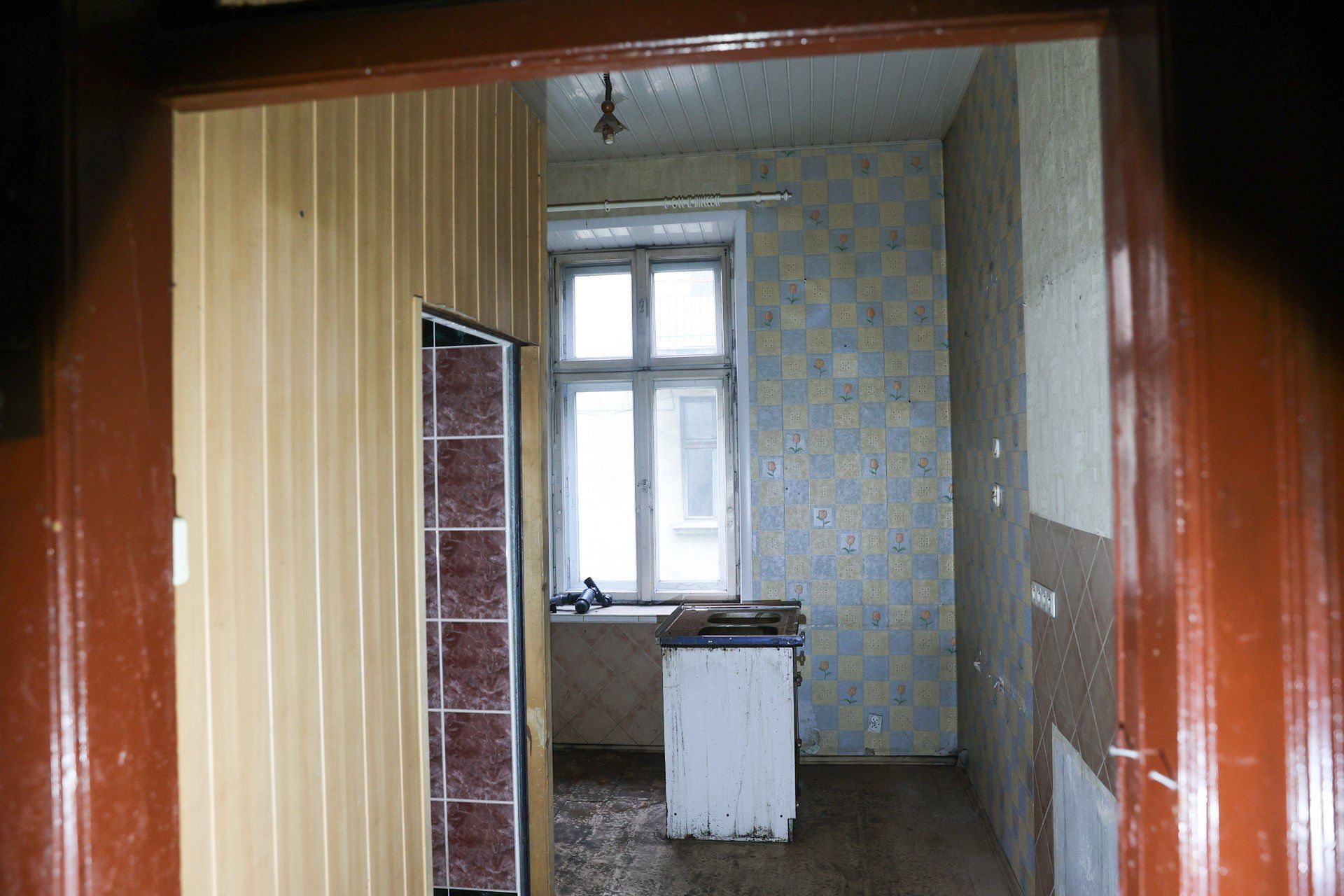 W lokalu przy św. Sebastiana potrzebny będzie generalny, kosztowny remont. To pomieszczenie to kuchnia, z której wydzielona jest łazienka